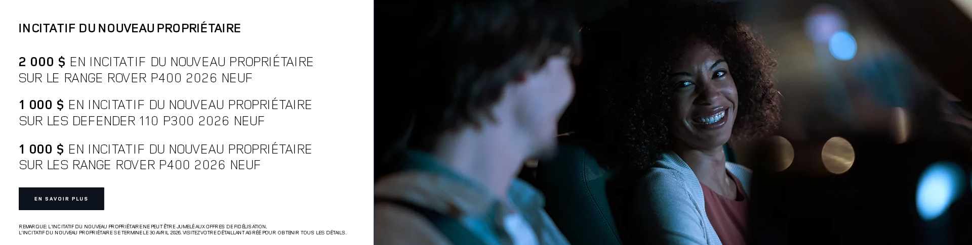 Evenement Land Rover