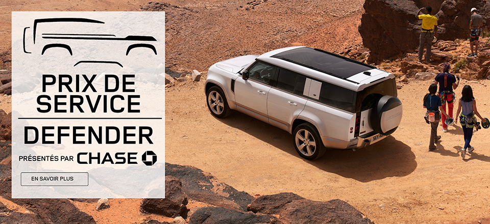 Land Rover Dedender Service Awards
