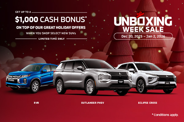 Mitsubishi - Unboxing Week Sale