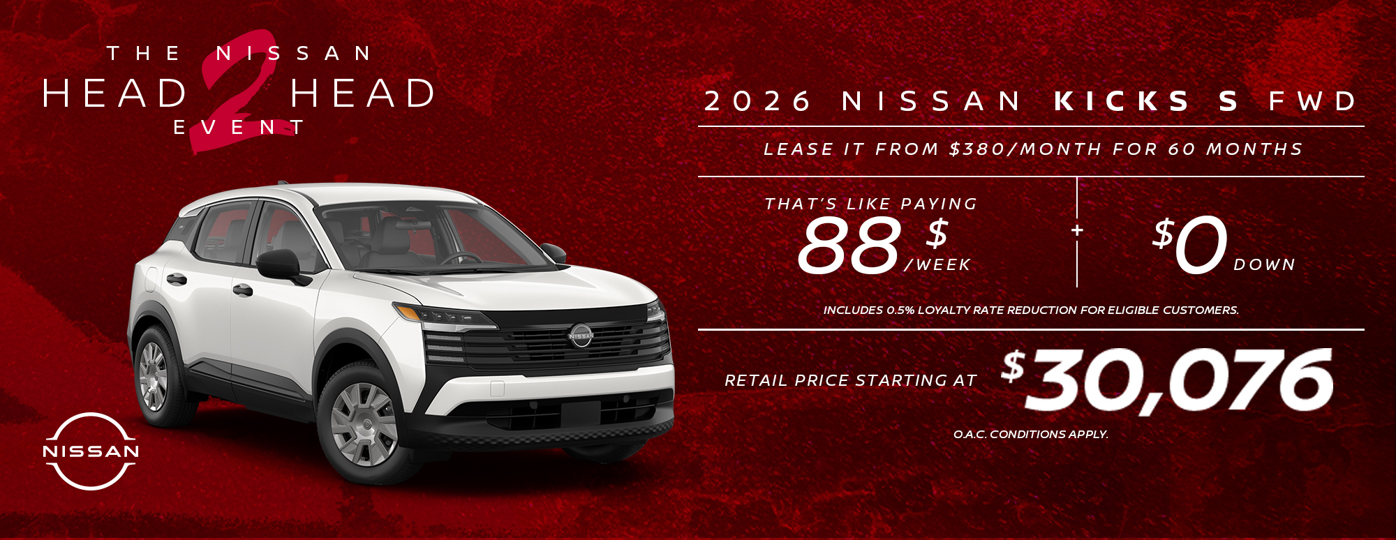 Nissan - Kicks S FWD