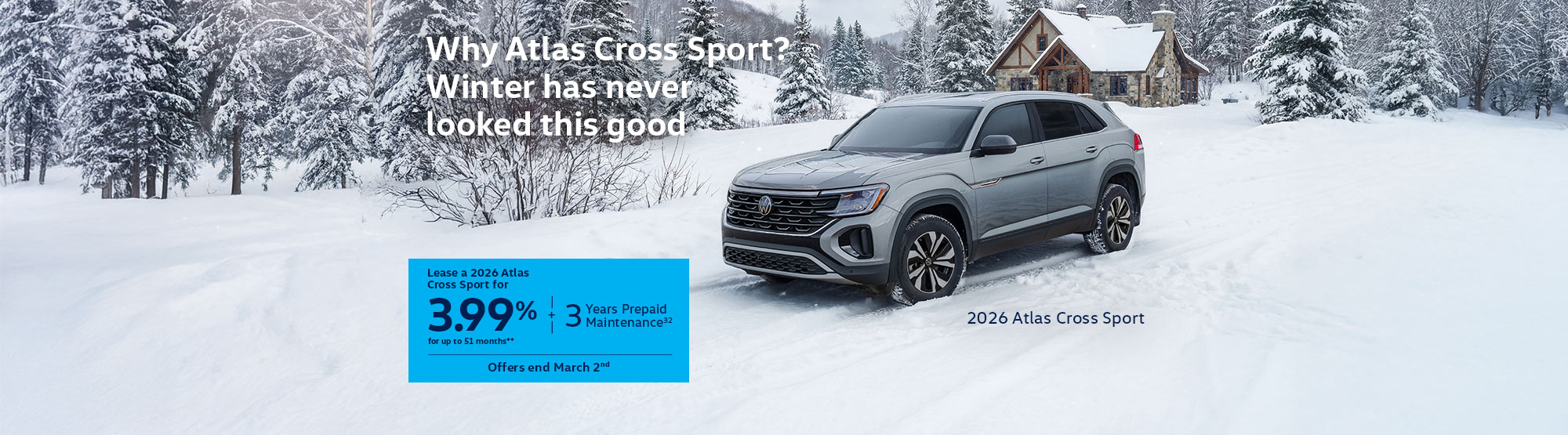 VWCA February2026 Monthly offer - Atlas Cross Sport