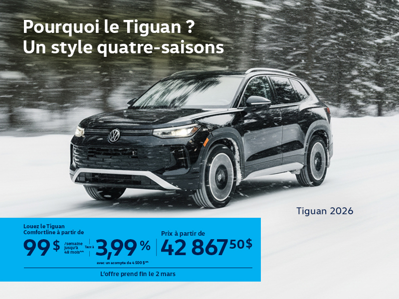 VWCA January2025 Monthly offer - Tiguan