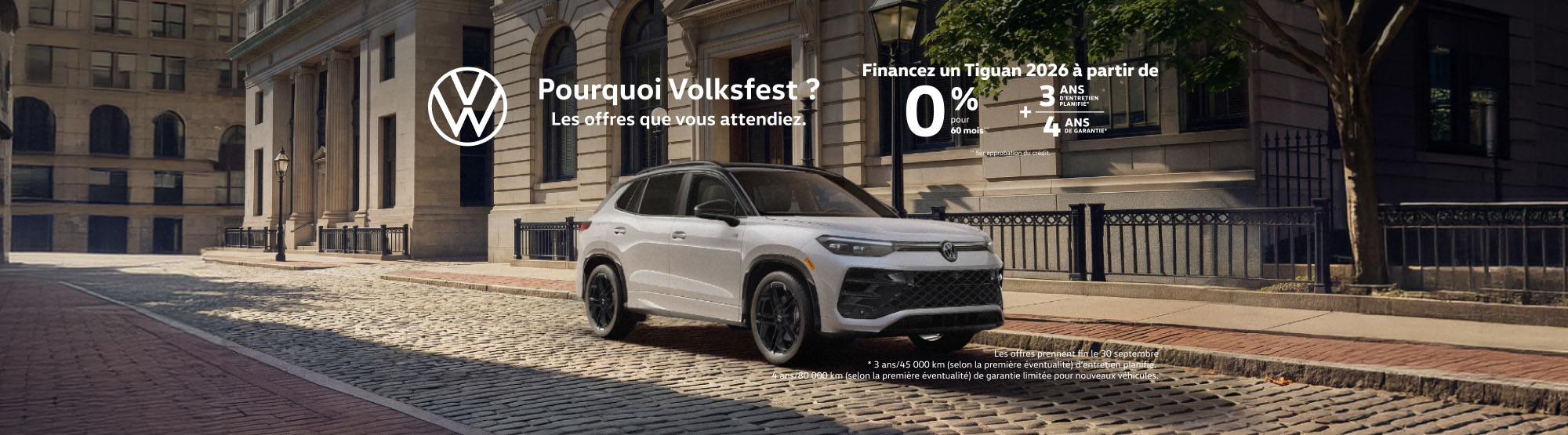 VWCA Septembre 2026 Monthly offer - Tiguan