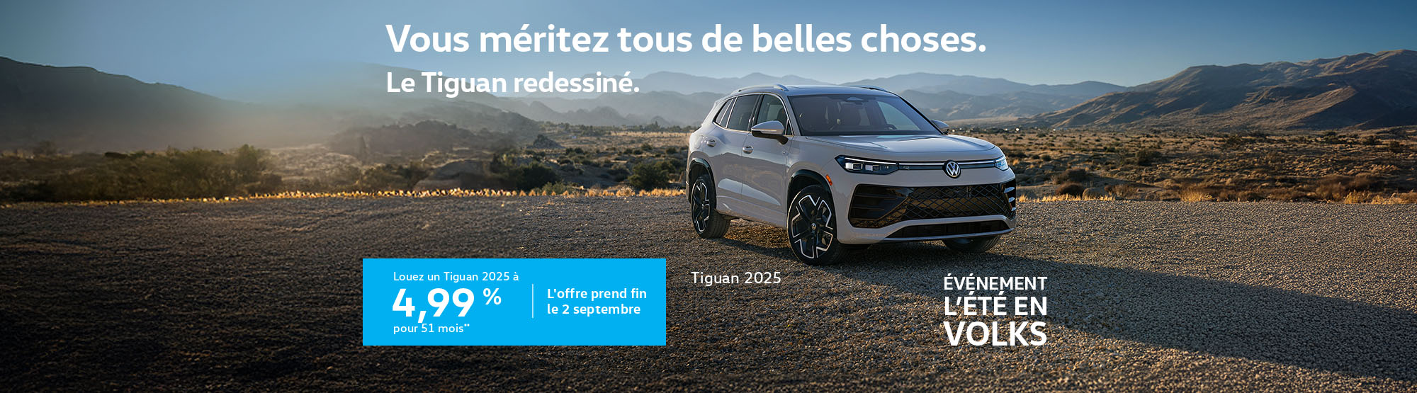 VWCA August2025 Monthly offer - Tiguan