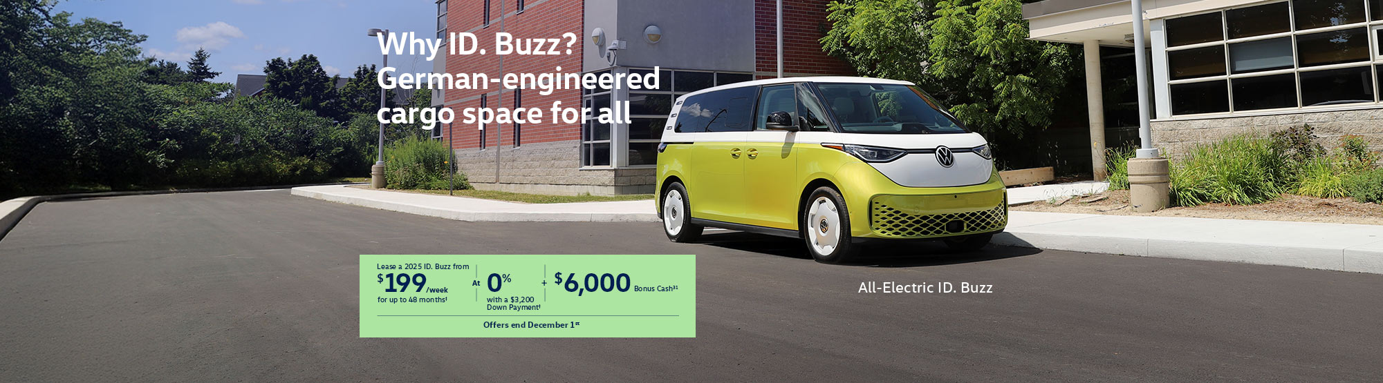 VWCA November2025 Monthly offer - ID.Buzz