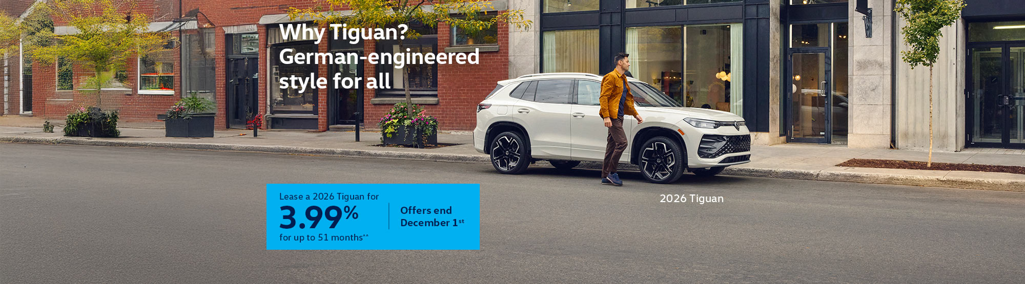 VWCA November2025 Monthly offer - Tiguan