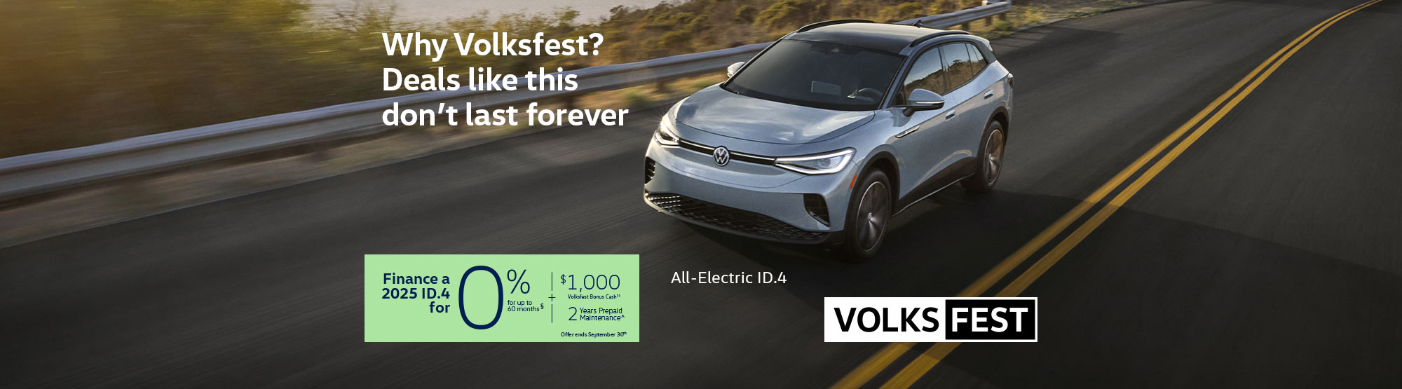VWCA September2025 Monthly offer - ID.4