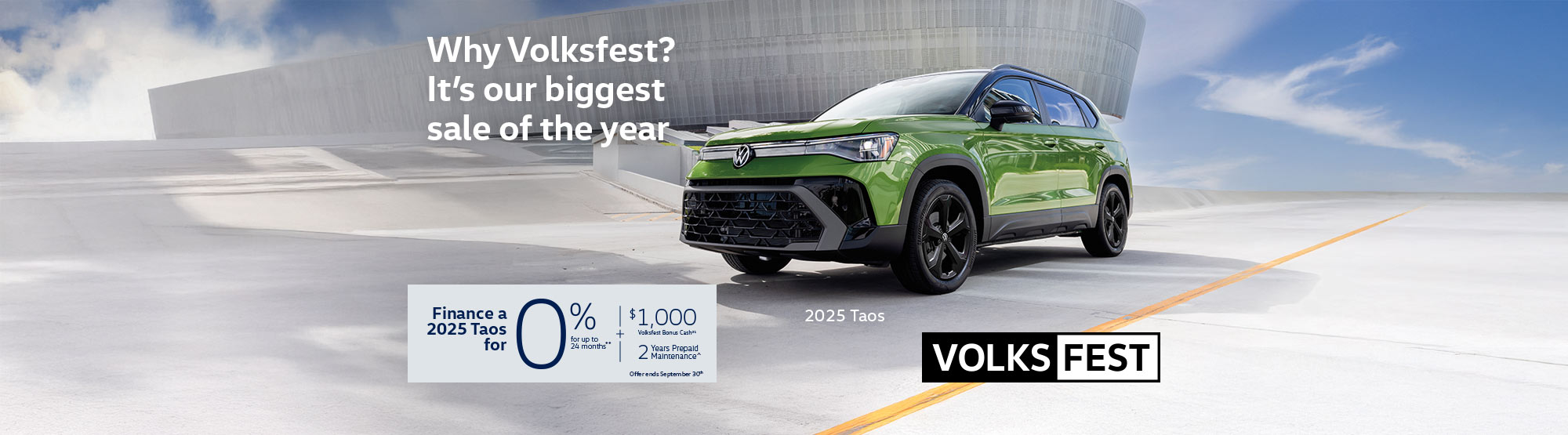 VWCA September2025 Monthly offer - Taos