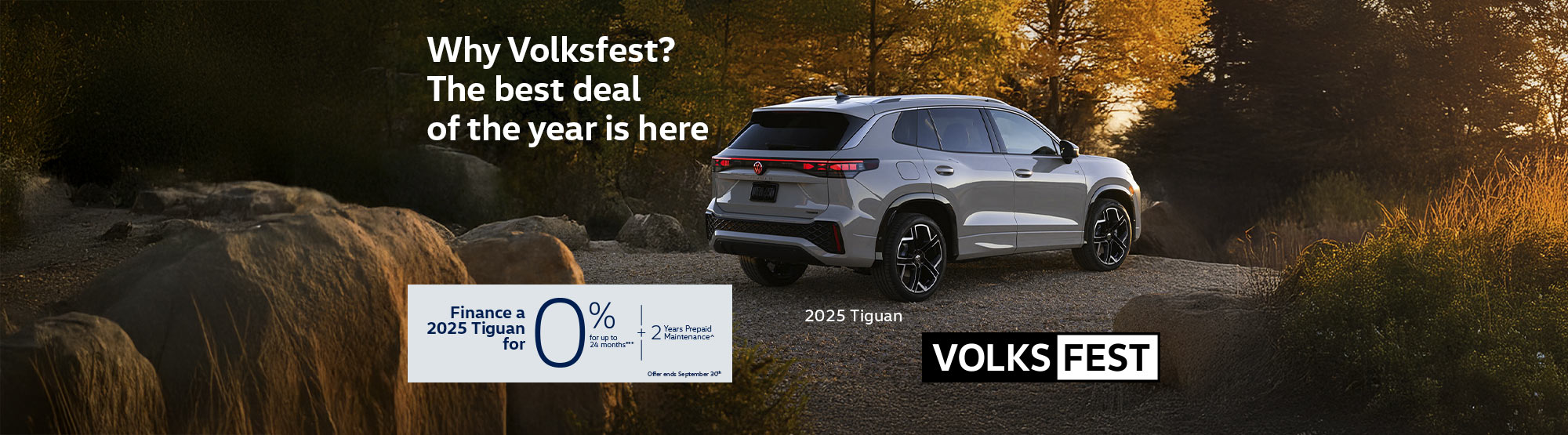 VWCA September2025 Monthly offer - Tiguan