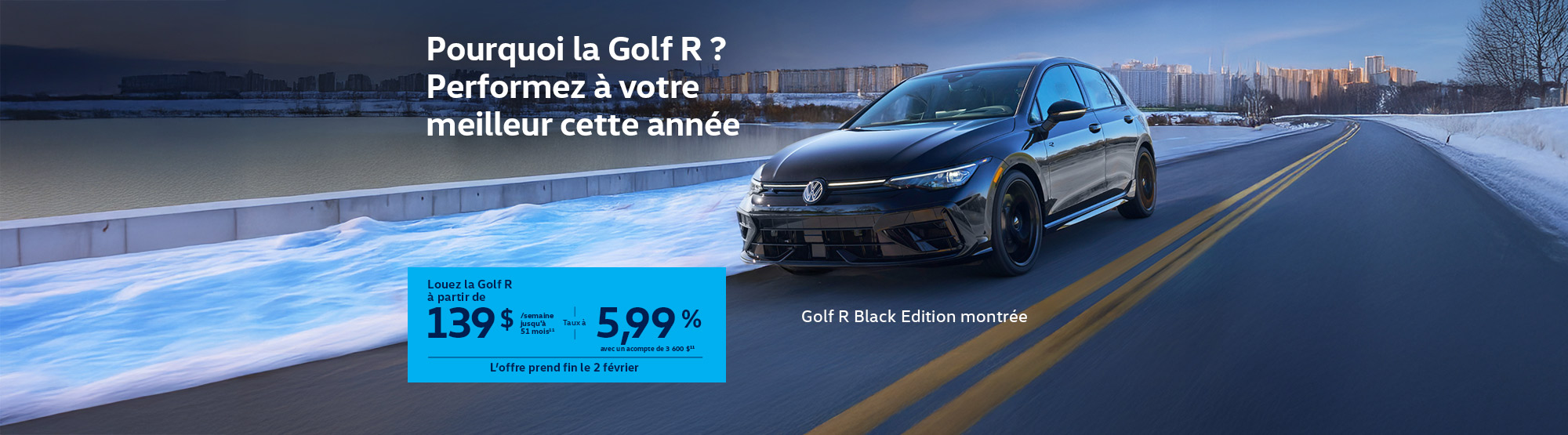 VWCA January2026 Monthly offer - Golf R