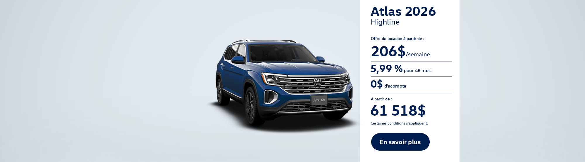 Volkswagen Atlas 2026 