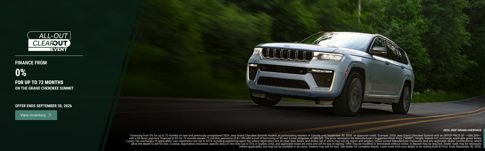 Jeep Event -Grand Cherokee Jeep Event -Grand Cherokee
