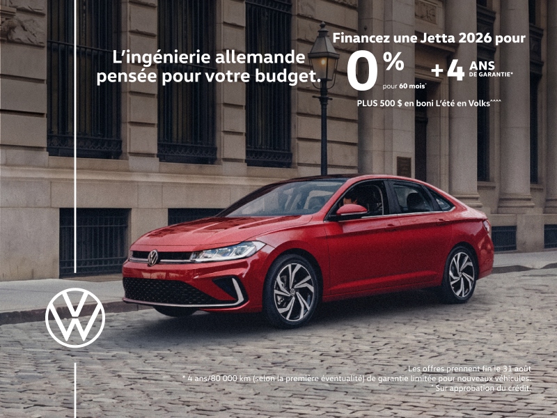 VWCA August2026 Monthly offer - Jetta 