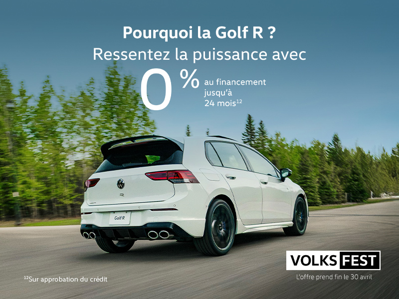 VWCA April2026 Monthly offer - Golf R