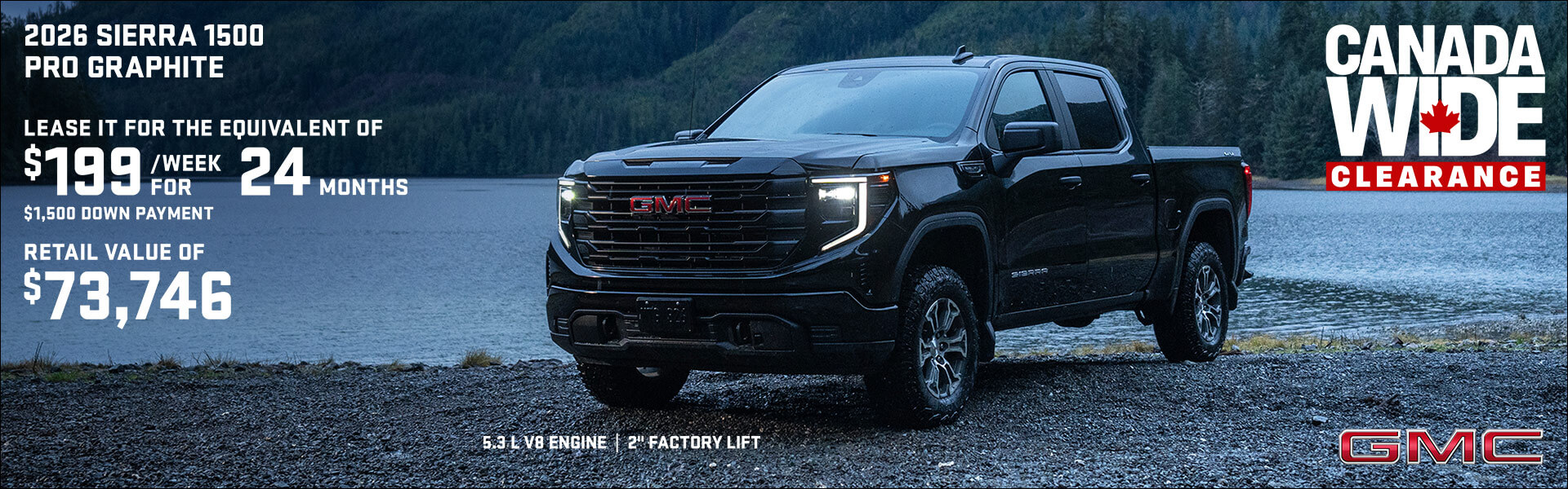 2026 Sierra 1500 Pro Graphite
