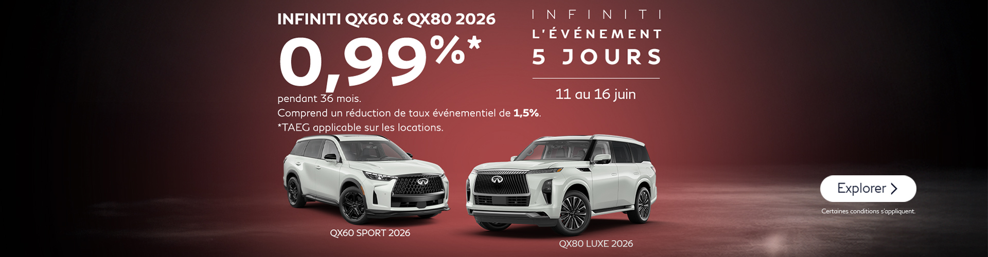 Infiniti - Evenement