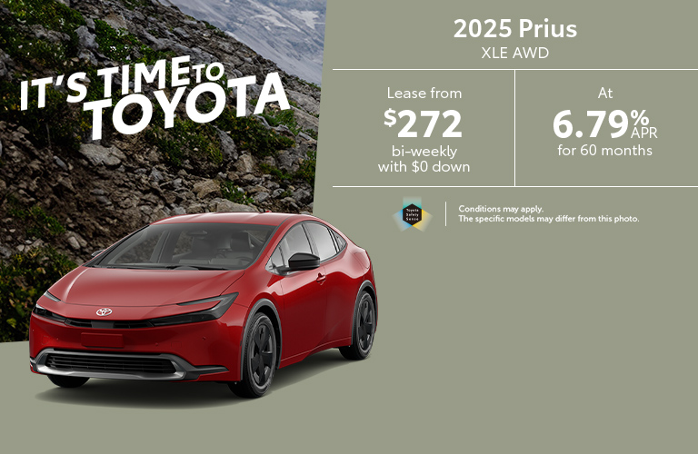 Get the 2025 Toyota Prius !