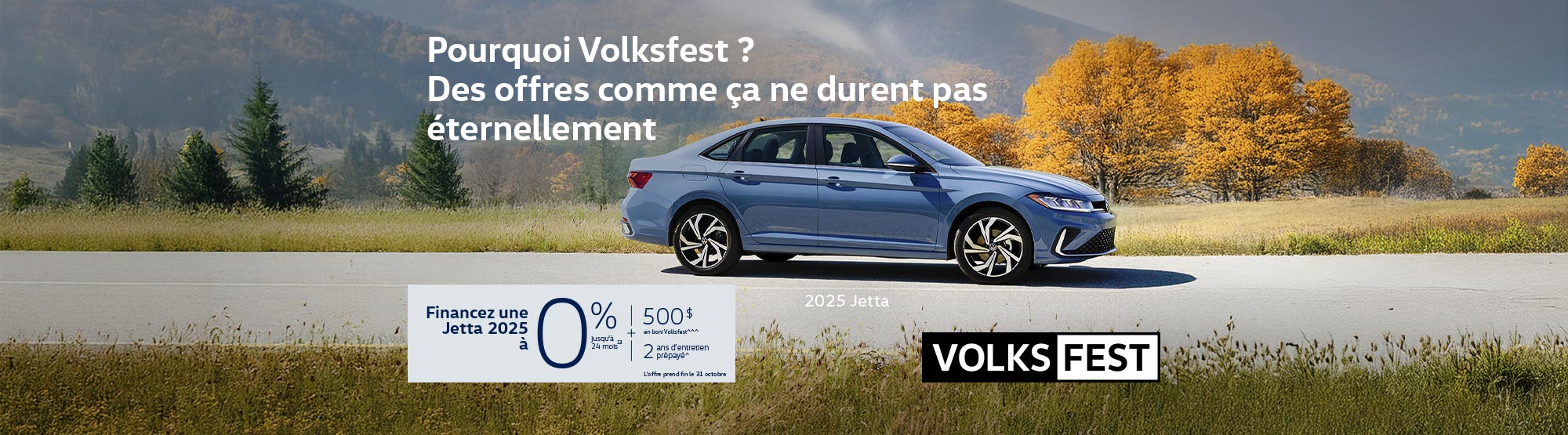 VWCA October2025 Monthly offer - Jetta