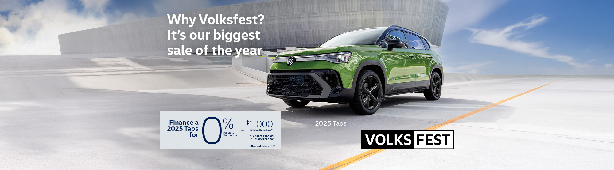 VWCA October2025 Monthly offer - Taos