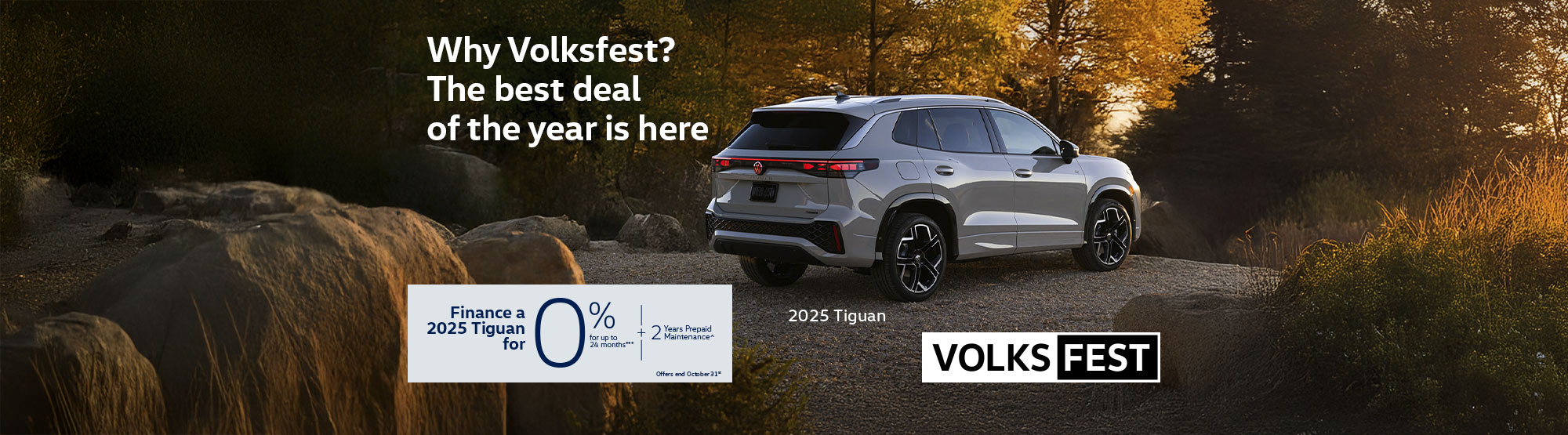 VWCA October2025 Monthly offer - Tiguan