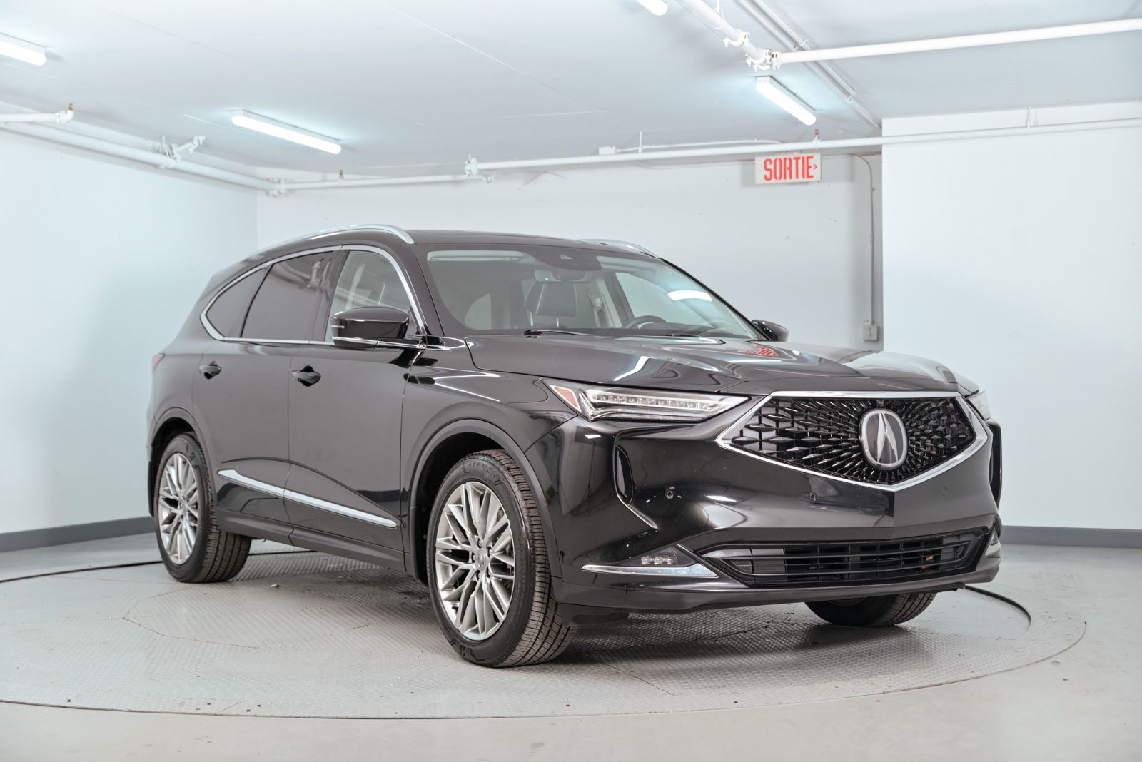 2023 Acura MDX Platinum Elite Navi Cuir noir ELS 3D Toit pano