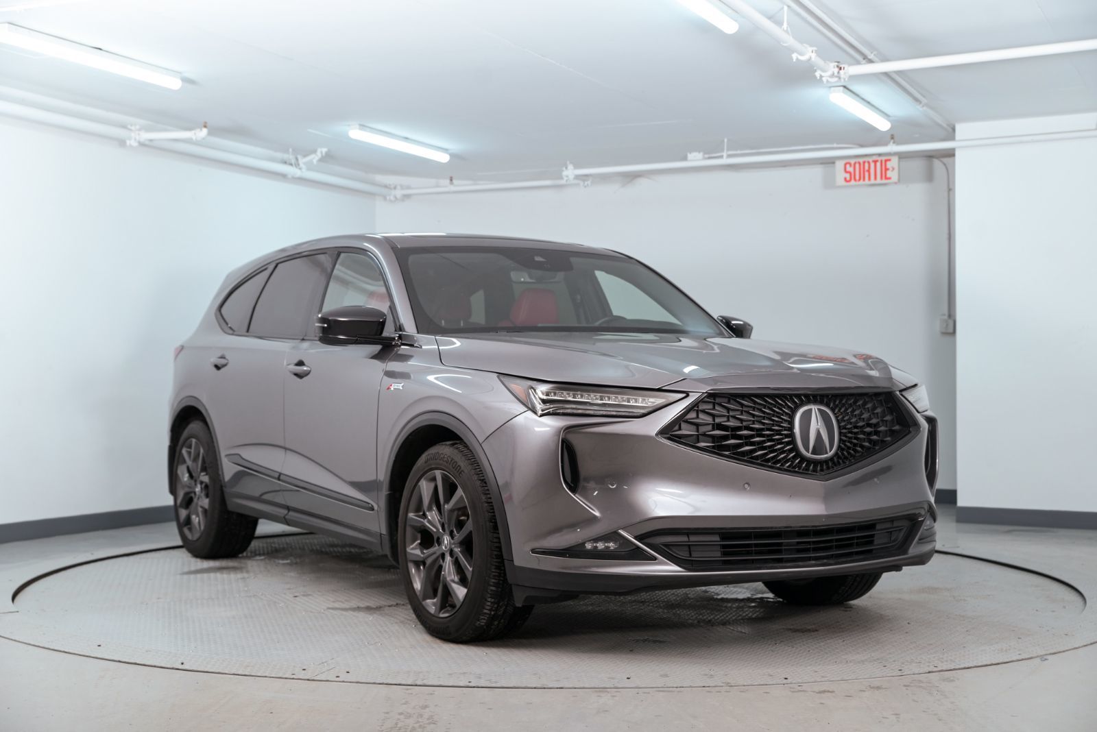 2024 Acura MDX A-Spec Cuir rouge Navi Toit pano ELS 3D