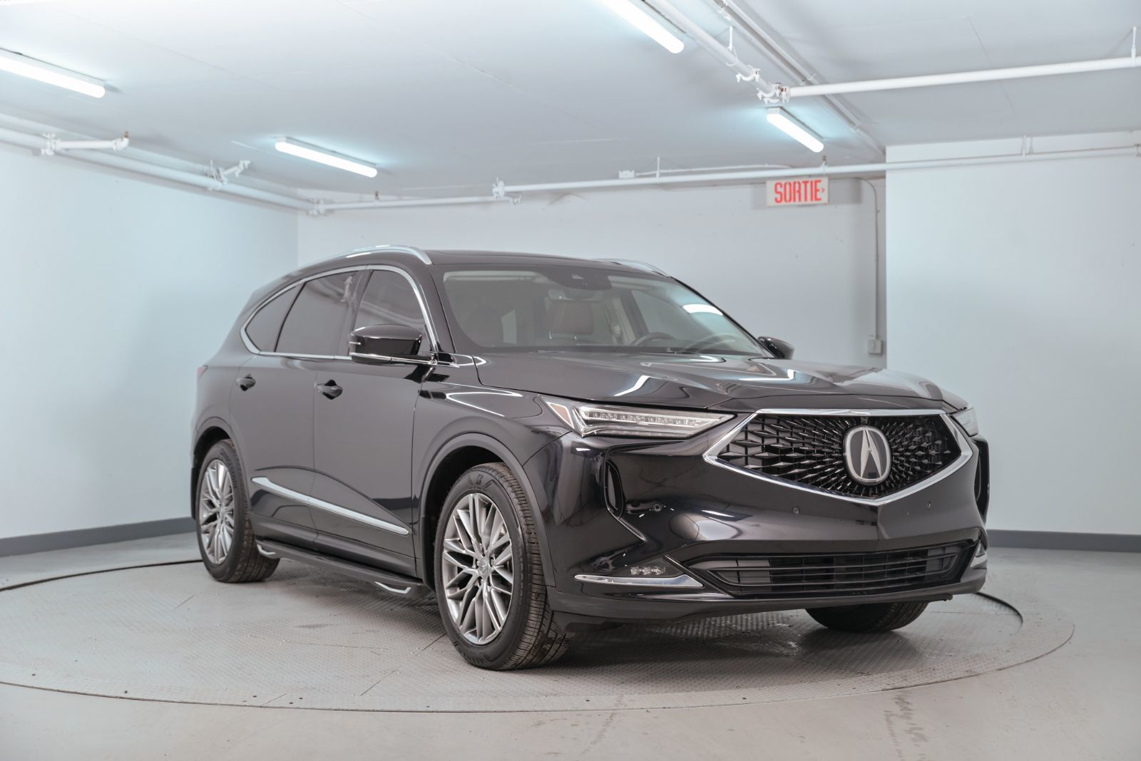 2024 Acura MDX Platinum Elite Cuir brun Affich tête haute ELS 3D