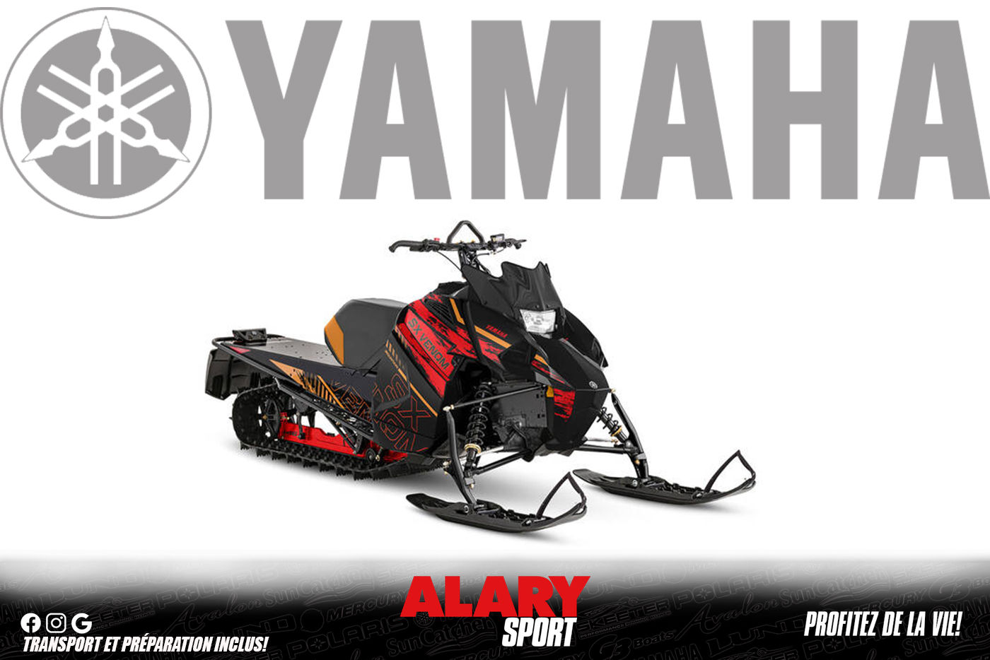 Snowmobile Yamaha in our Complete inventory in - Alary Sport