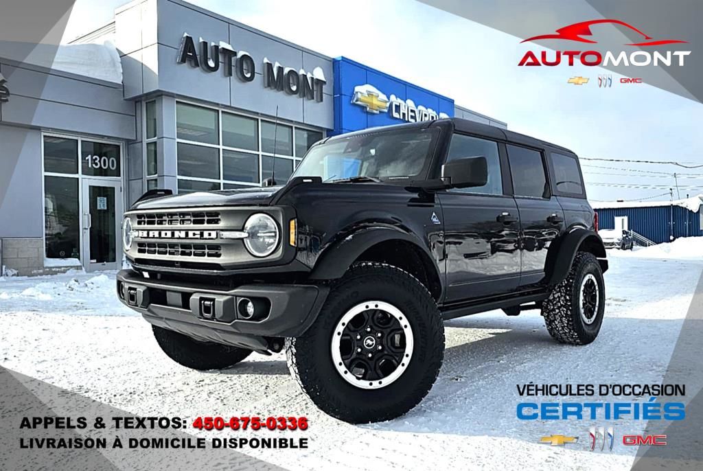 2022 Ford Bronco Black Diamond Sasquatch 4X4