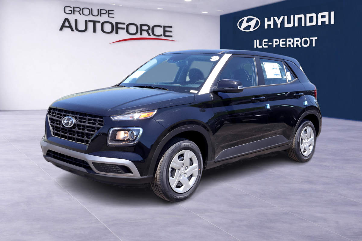 2026 Hyundai Venue Ultimate - Black interior