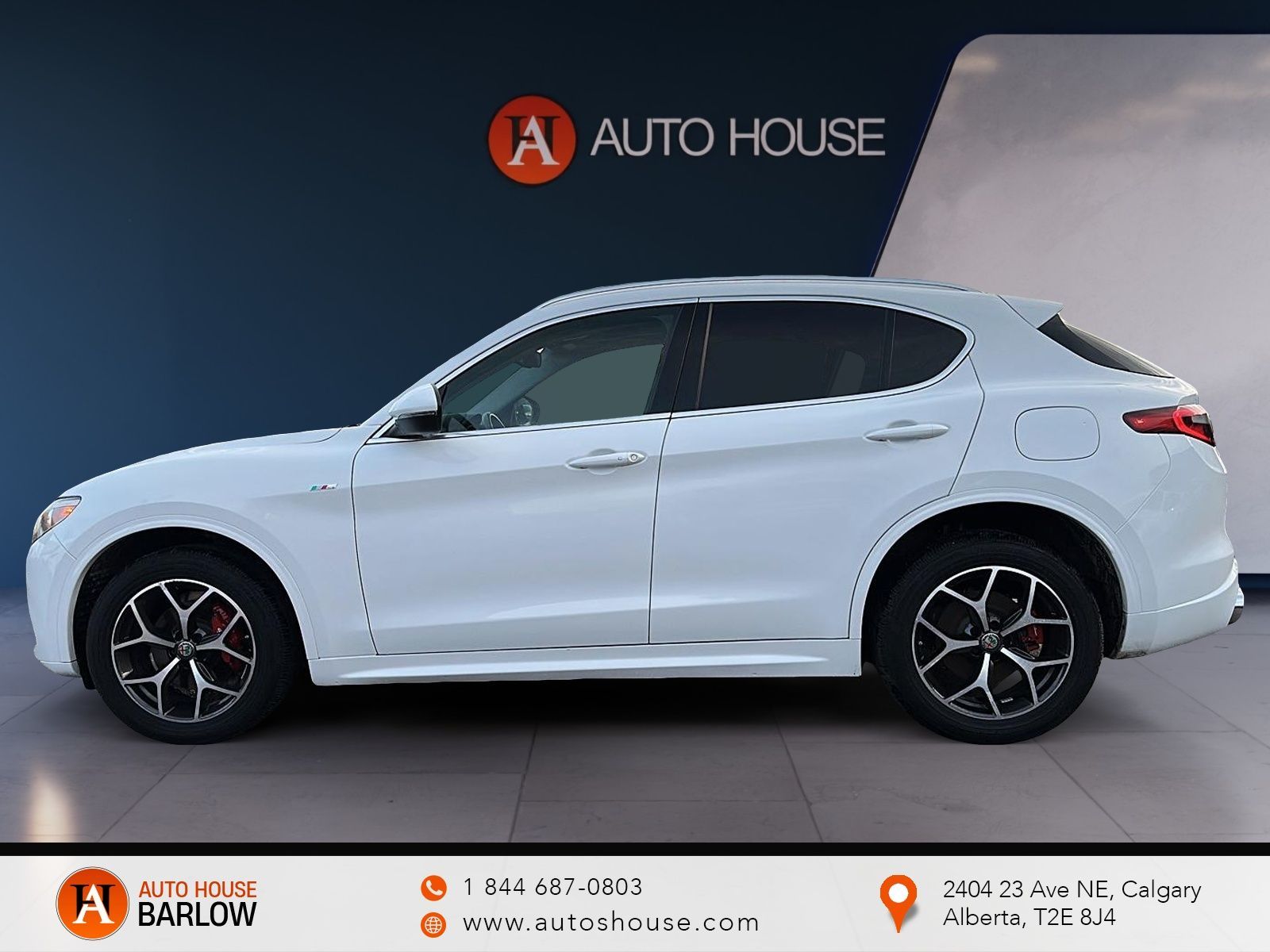 Photo 2021 Alfa Romeo Stelvio Ti LEATHER SEATS AWD #3