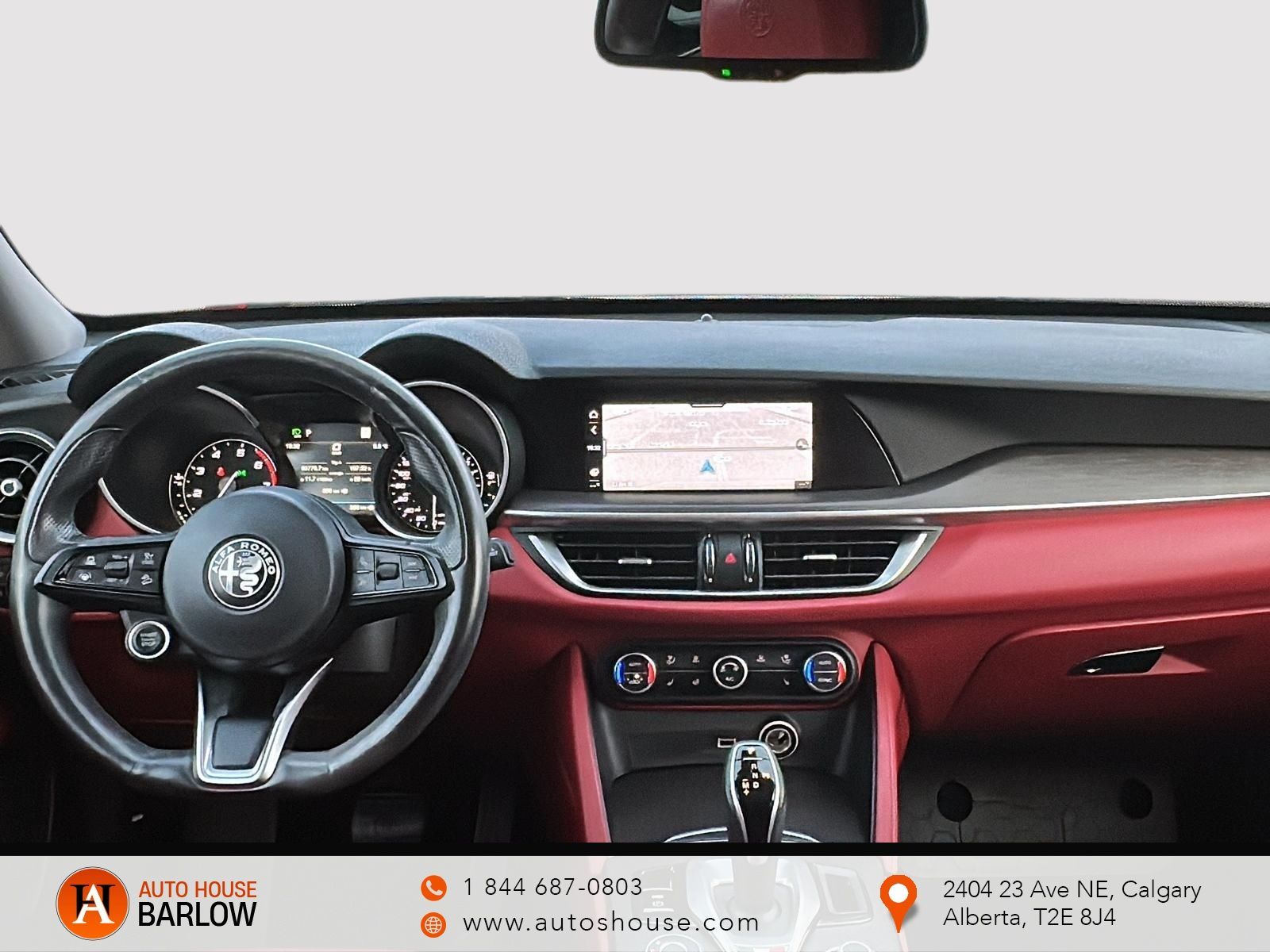 Photo 2021 Alfa Romeo Stelvio Ti LEATHER SEATS AWD #8