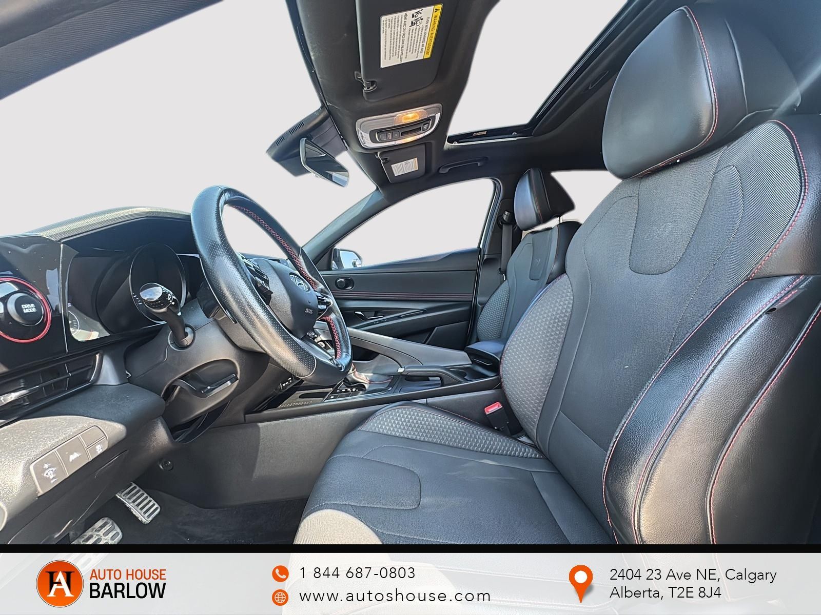 Photo 2022 Hyundai Elantra N Line LEATHER SEATS #6