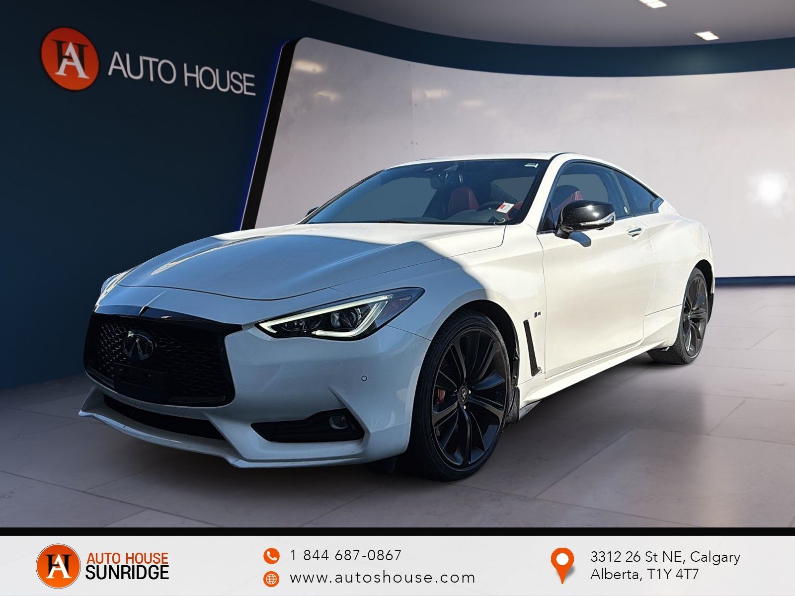 Photo 2022 Infiniti Q60 RED SPORT I-LINE AWD LEATHER SEATS #1