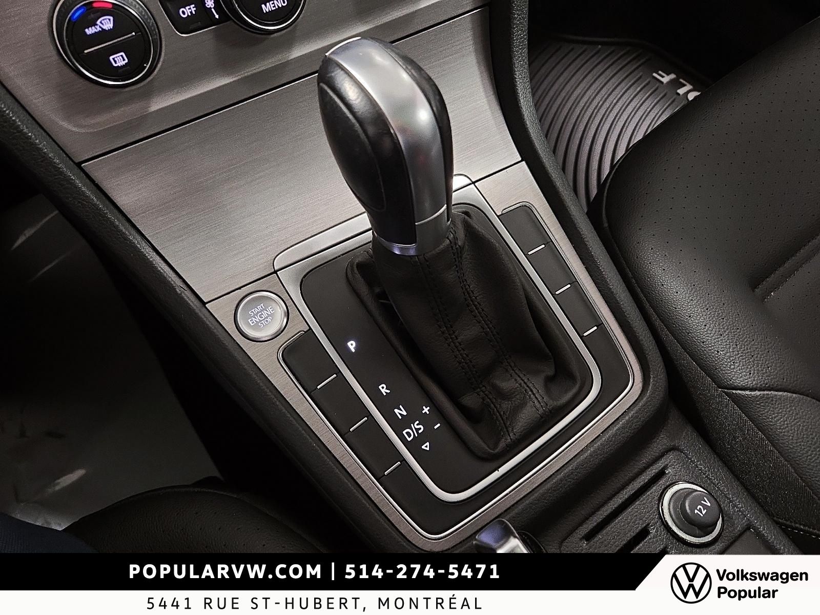 2017 Volkswagen Golf Comfortline Low Kilometer & Sunroof!