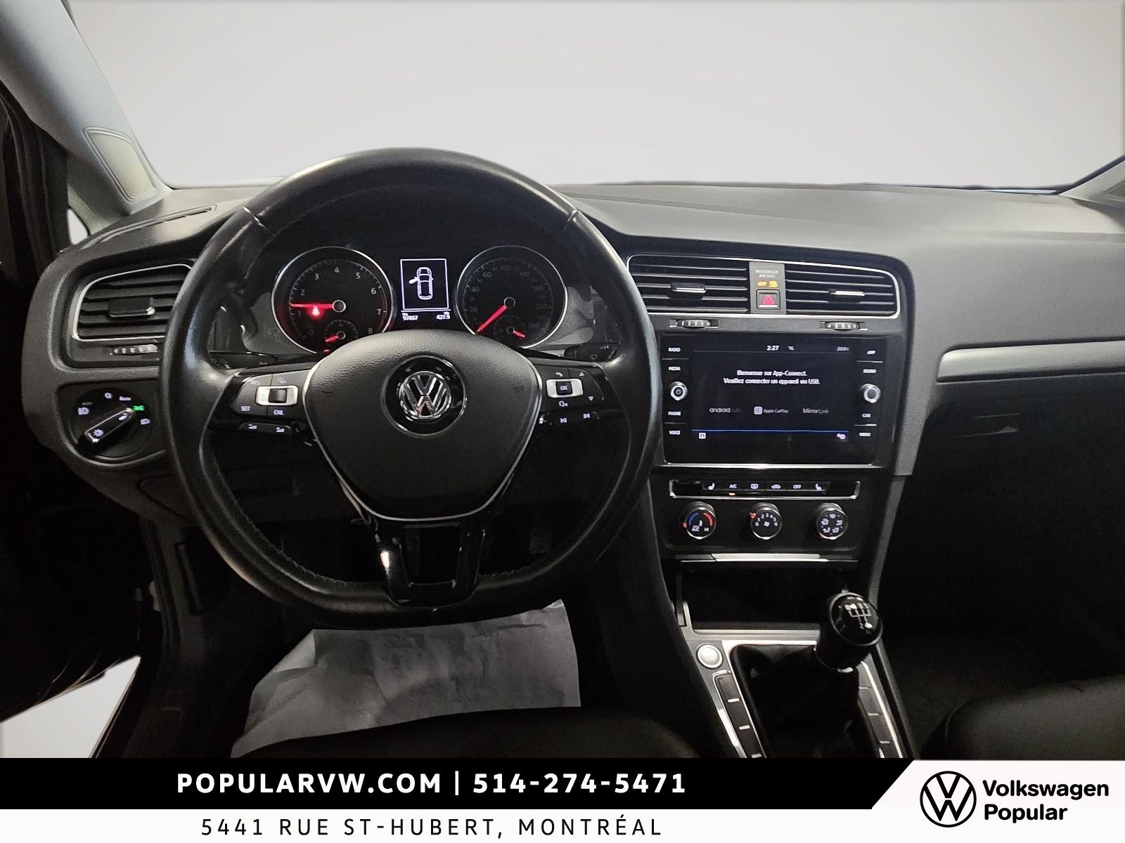 Volkswagen Golf Comfortline 2018 Toit Ouvrant & App-connect!