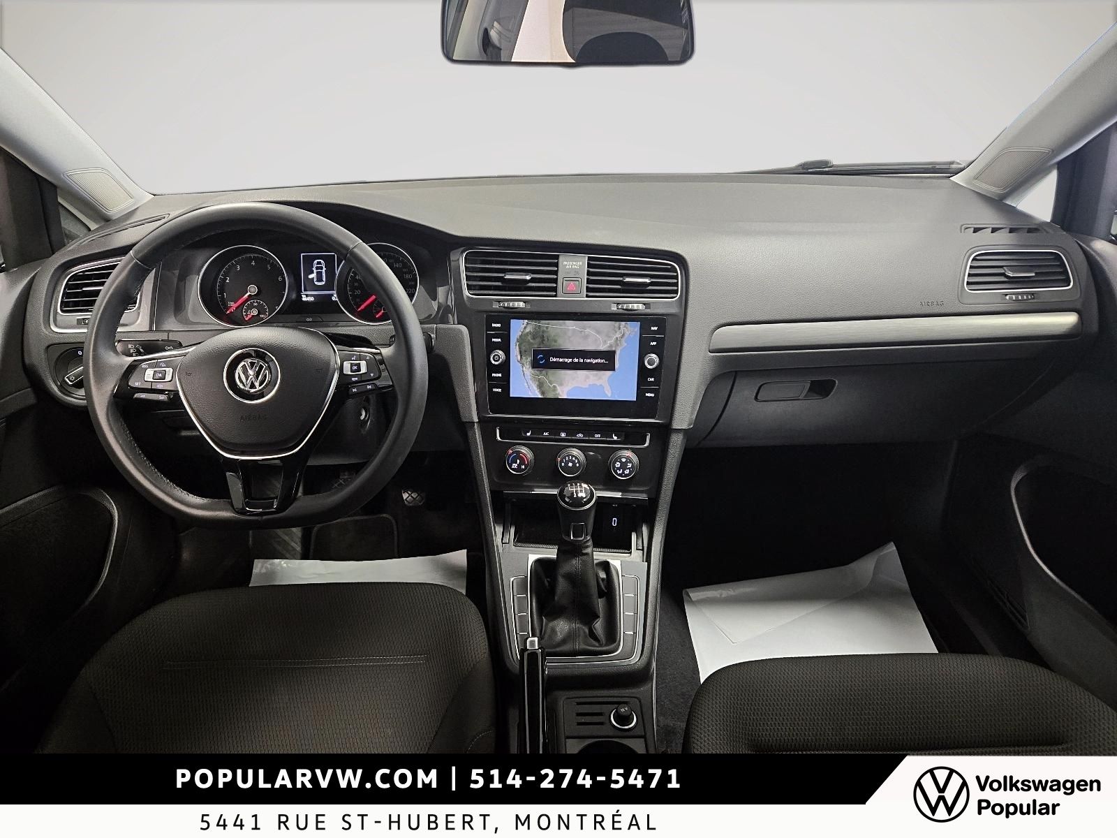 Volkswagen Golf Comfortline 2021 Bas Kilometrage + Navigation!