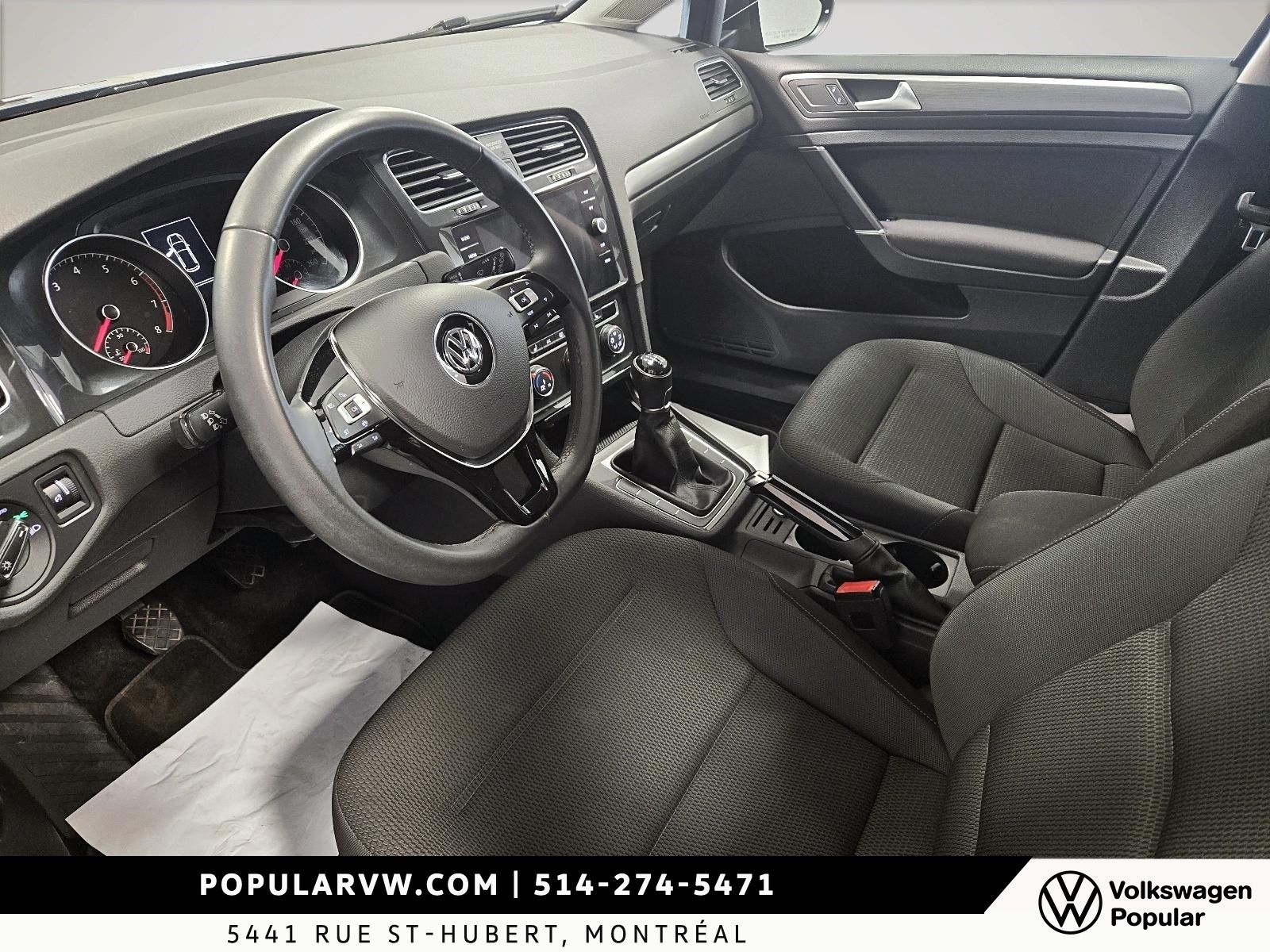 Volkswagen Golf Comfortline 2021 Bas Kilometrage + Navigation!