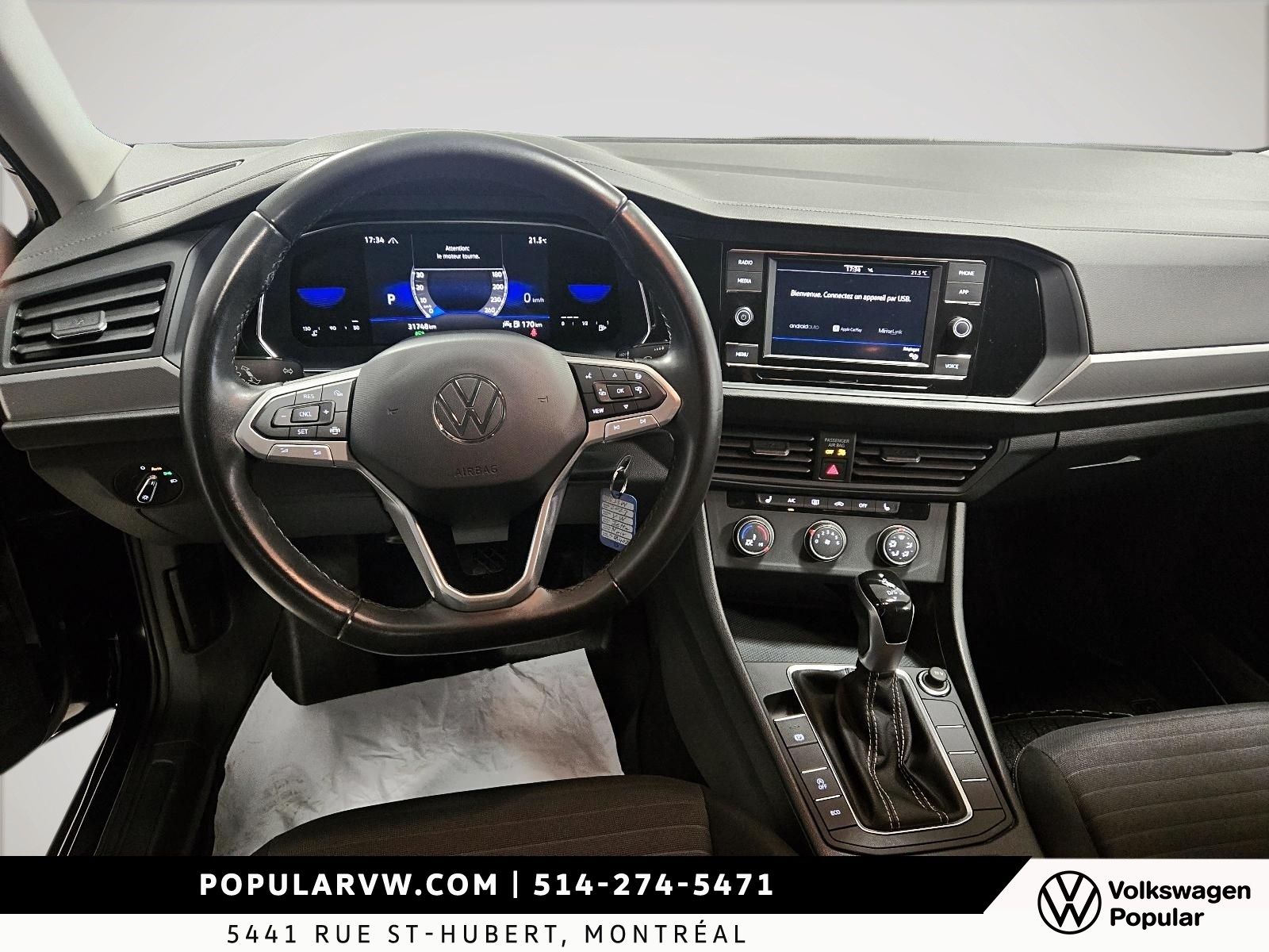 Volkswagen Jetta Trendline 2023 Bas Kilométrage + App-Connect!