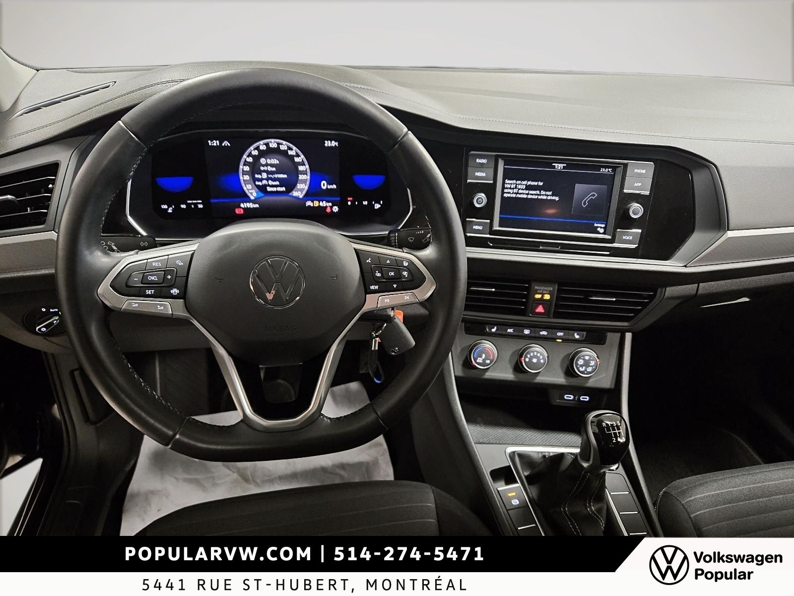 Volkswagen Jetta Trendline 2023 Volant Chauffant et App-Connect!