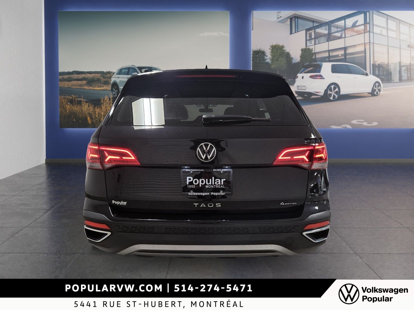 Volkswagen Taos Comfortline 4Motion 2022 Toit Panoramique & Sièges Chauffants!