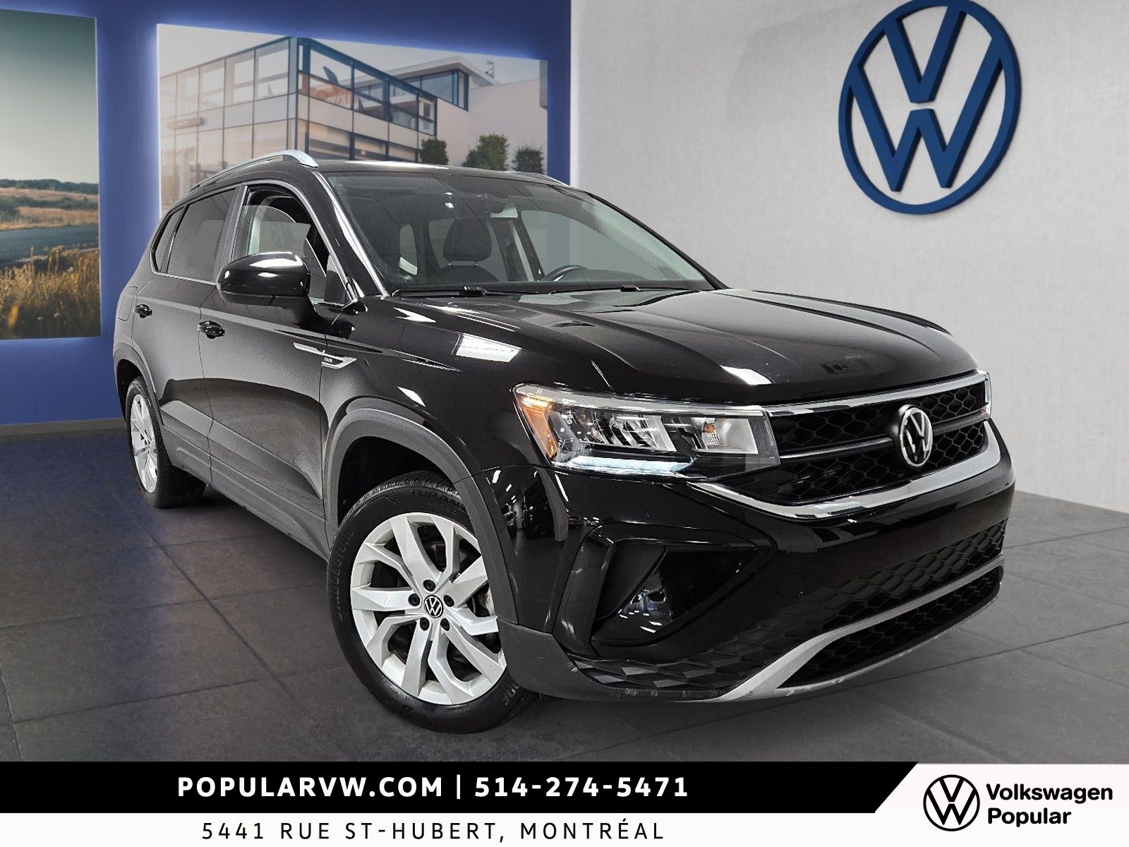 Volkswagen Taos Comfortline 4Motion 2022 Toit Panoramique & Sièges Chauffants!