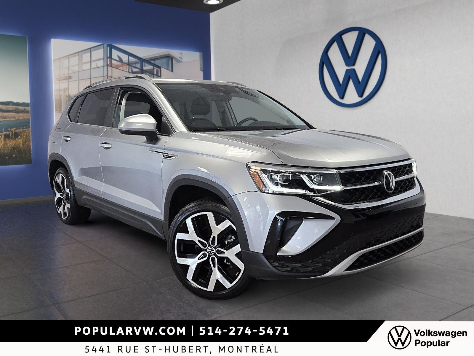 Volkswagen Taos Highline 2023 Jantes Magnum 19P + Démarreur à Distance!