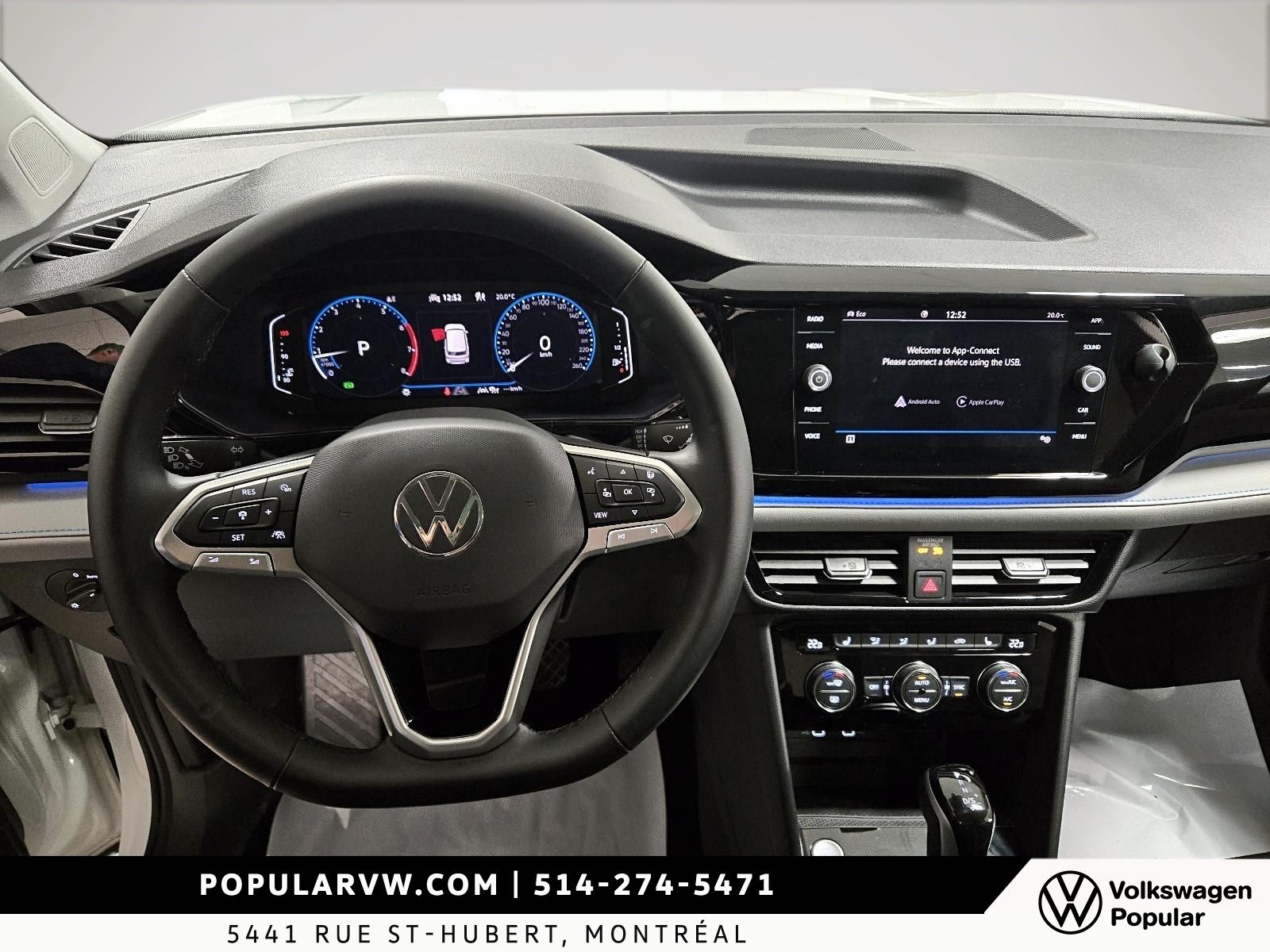 Volkswagen Taos Comfortline Black Edition 2024 Toit Panoramique & App-Connect!