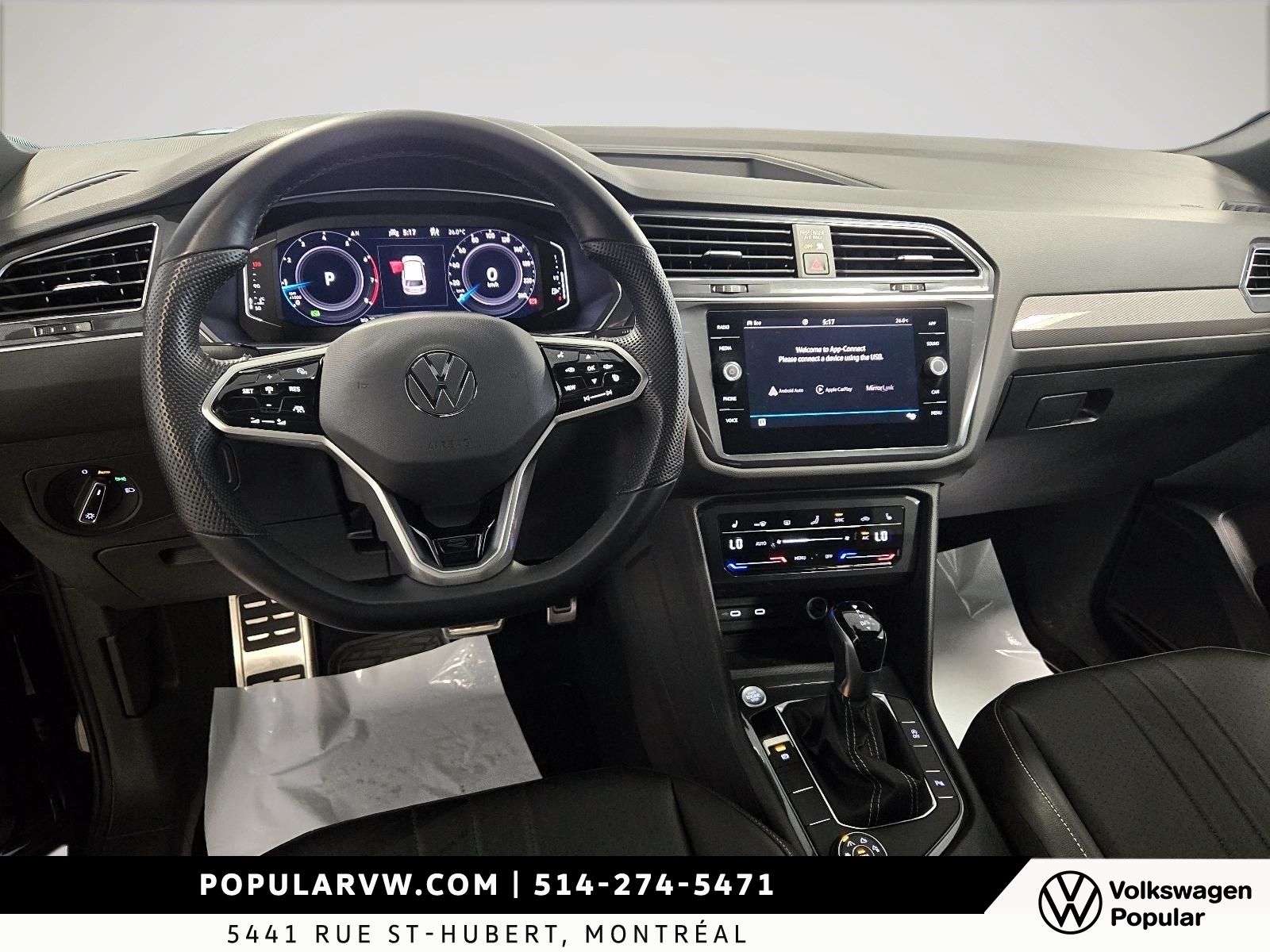 Volkswagen Tiguan Comfortline Black Edition 2022 Bas Kilométrage + Démarreur à Distance!