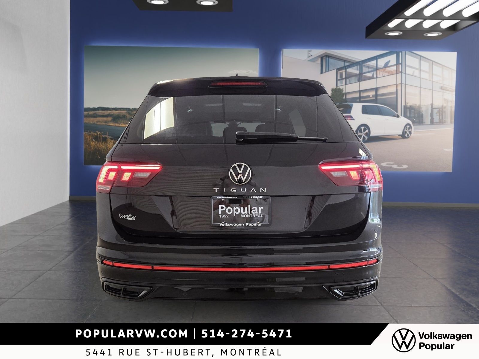 Volkswagen Tiguan Comfortline Black Edition 2022 Bas Kilométrage + Démarreur à Distance!