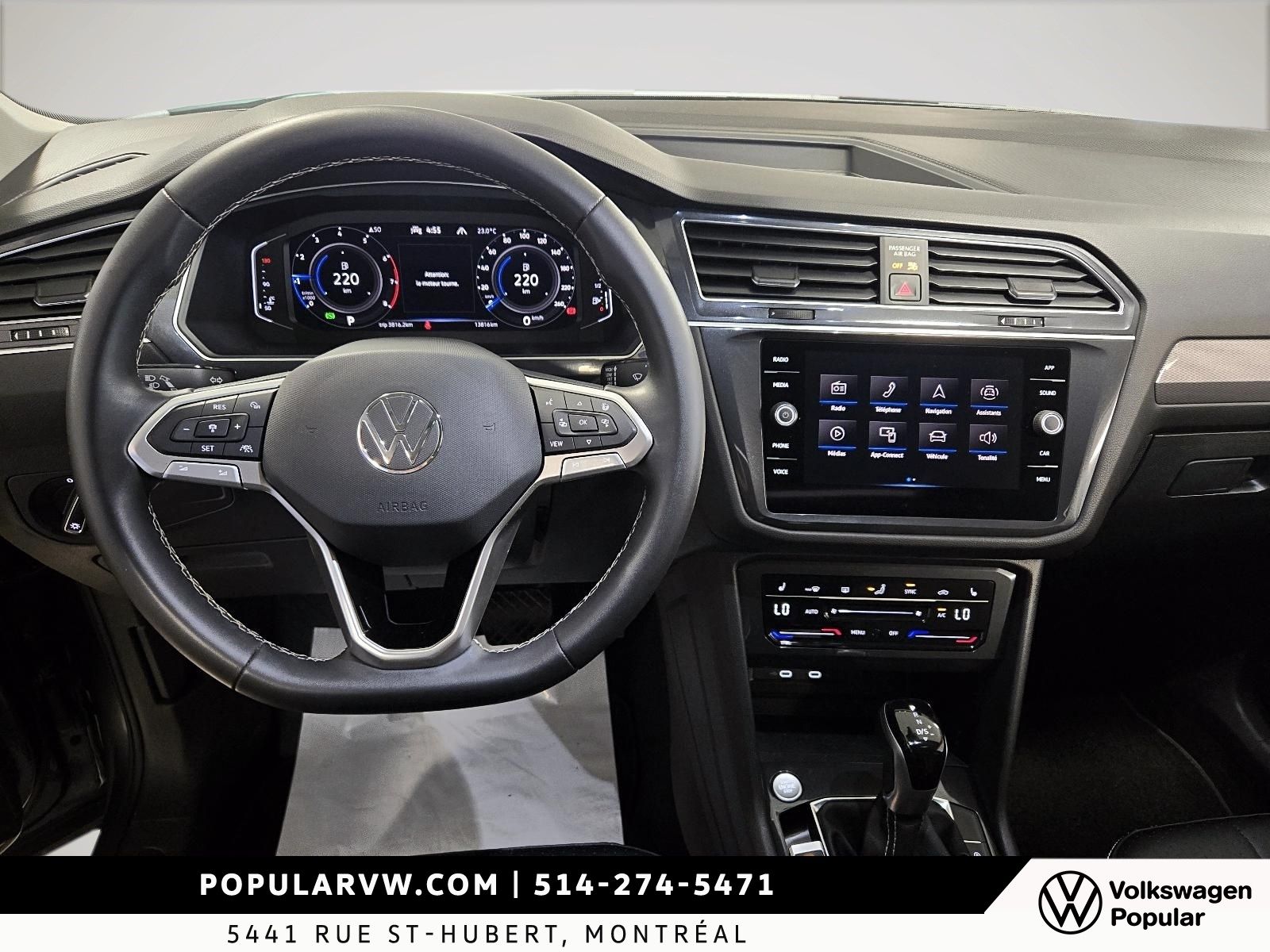 Volkswagen Tiguan Comfortline 2022 7 Passagers + Bas Kilométrage!