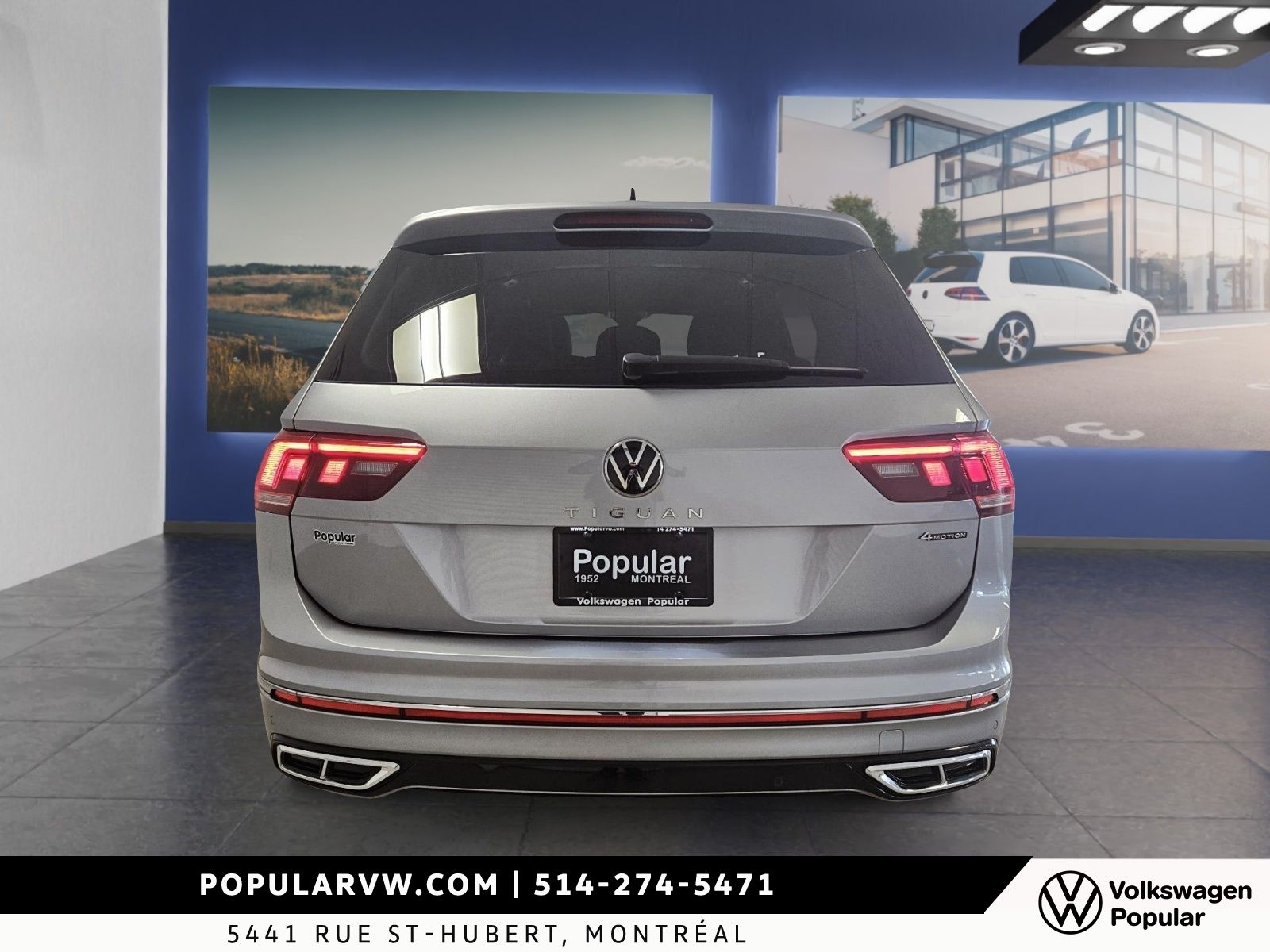 Volkswagen Tiguan Highline R-Line 2022 Audio Fender® & Vue D’ensemble 360°