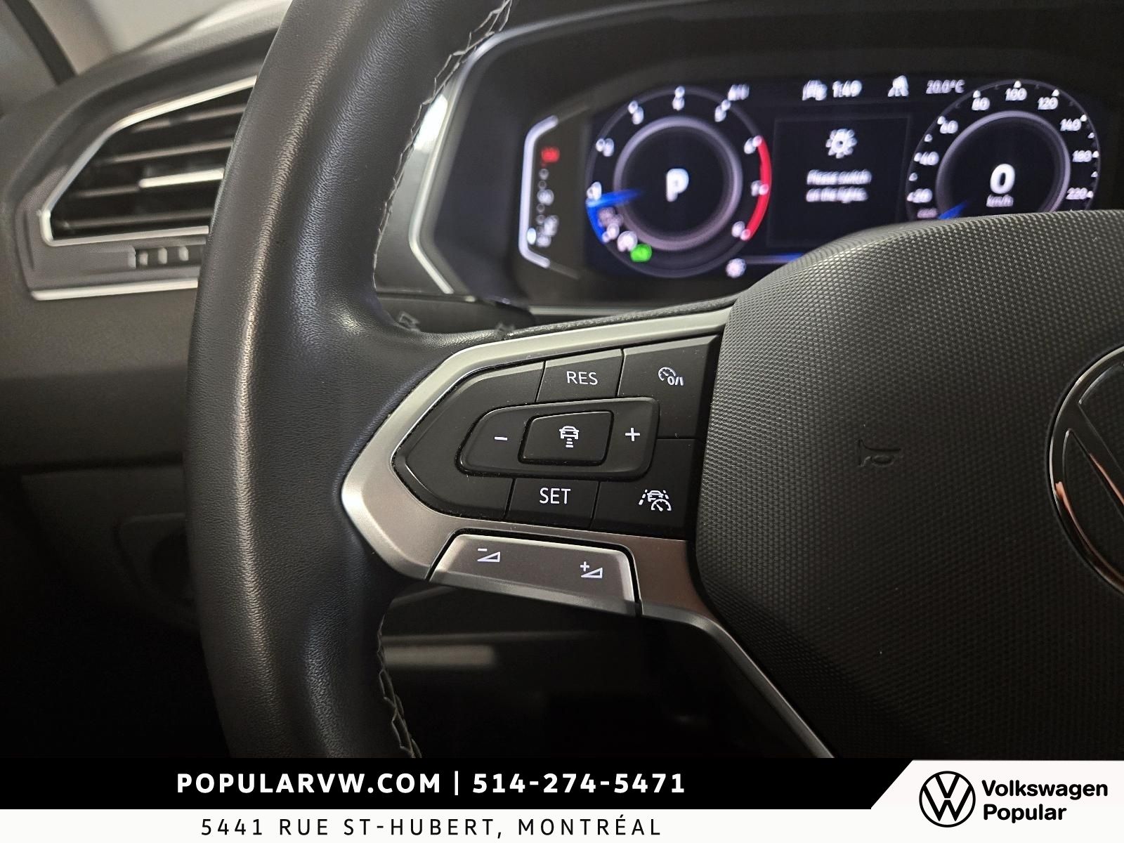 2022 Volkswagen Tiguan Comfortline Remote Starter & App-Connect!