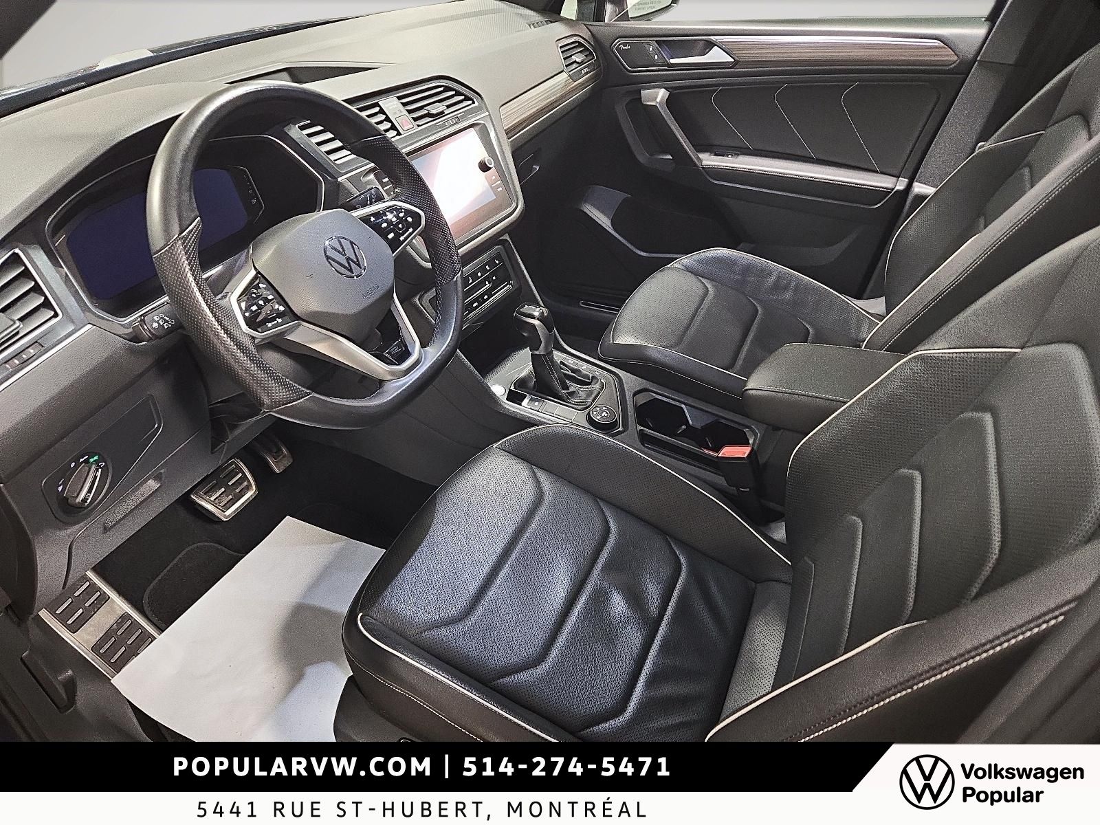 2022 Volkswagen Tiguan Highline R-Line Area View 360° & Remote Starter